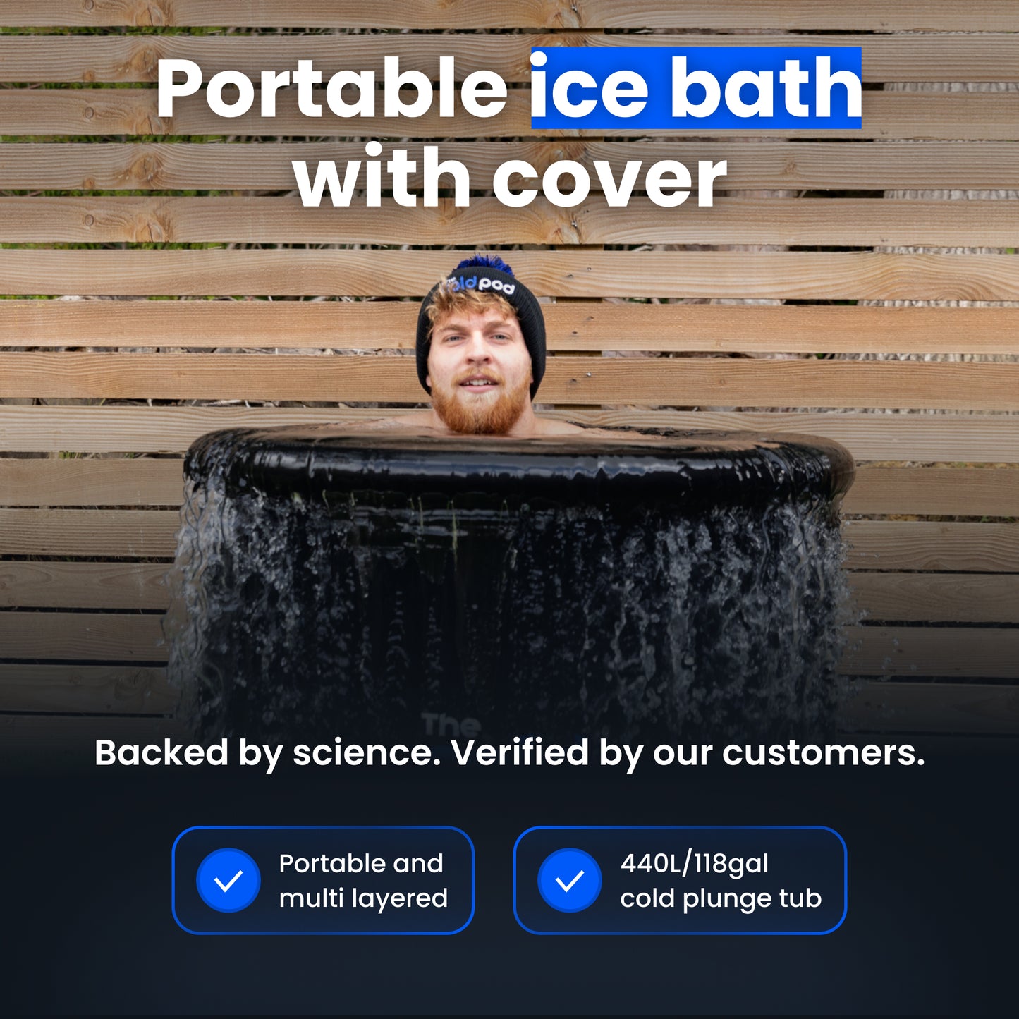 The Cold Pod Ice Bath Tub XL HK